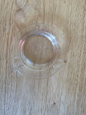 Clear Glass Ashtray - Transparent